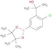2-(2-chloro-5-(4,4,5,5-tetramethyl-1,3,2-dioxaborolan-2-yl)phenyl)propan-2-ol