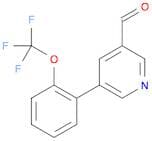 5-[2-(Trifluoromethoxy)phenyl]-3-pyridinecarbaldehyde