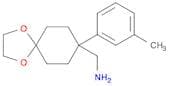 1-[8-(3-Methylphenyl)-1,4-dioxaspiro[4.5]dec-8-yl]methanamine