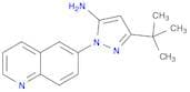 3-(tert-Butyl)-1-(quinolin-6-yl)-1H-pyrazol-5-amine