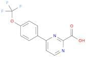 4-[4-(Trifluoromethoxy)phenyl]pyrimidine-2-carboxylic Acid