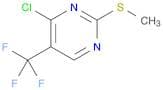 4-Chloro-2-(methylthio)-5-(trifluoromethyl)pyrimidine