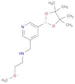2-Methoxy-N-((5-(4,4,5,5-tetraMethyl-1,3,2-dioxaborolan-2-yl)pyridin-3-yl)Methyl)ethanaMine hydroc…