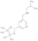3-PYRIDINEMETHANAMINE, N-(2-METHYLPROPYL)-5-(4,4,5,5-TETRAMETHYL-1,3,2-DIOXABOROLAN-2-YL)-