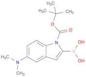 (1-(tert-Butoxycarbonyl)-5-(dimethylamino)-1H-indol-2-yl)boronic acid
