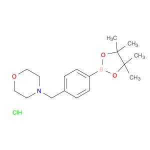 4-(4-(4,4,5,5-Tetramethyl-1,3,2-dioxaborolan-2-yl)benzyl)morpholine hydrochloride