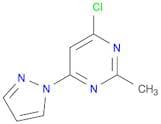 4-Chloro-2-methyl-6-(1H-pyrazol-1-yl)pyrimidine