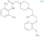 1-​Piperazineacetamide, N-​(2,​6-​dimethylphenyl)​-​4-​[2-​hydroxy-​3-​(2-​methoxyphenoxy)​propyl]…