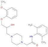 N-(2,6-dimethylphenyl)-2-{4-[2-hydroxy-3-(2-methoxyphenoxy)propyl]piperazin-1-yl}acetamide