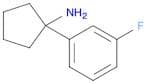 1-(3-fluorophenyl)cyclopentan-1-amine