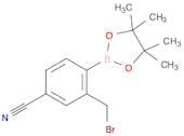 2-Bromomethyl-4-cyanophenylboronic acid pinacol ester