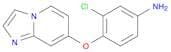 3-Chloro-4-(imidazo[1,2-a]pyridin-7-yloxy)aniline