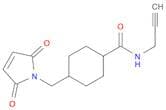 4-((2,5-Dioxo-2,5-dihydro-1H-pyrrol-1-yl)methyl)-N-(prop-2-yn-1-yl)cyclohexanecarboxamide