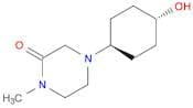 4-(trans-4-Hydroxycyclohexyl)-1-methylpiperazin-2-one