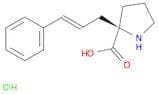 (R)-2-Cinnamylpyrrolidine-2-carboxylic acid hydrochloride
