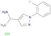 (1-[1-(2-Fluorophenyl)-1h-pyrazol-4-yl]ethyl)amine hydrochloride