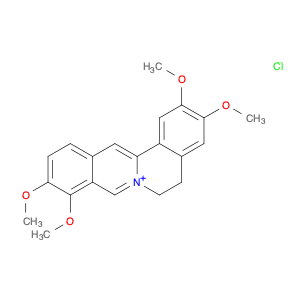 Dibenzo[a,g]quinolizinium, 5,6-dihydro-2,3,9,10-tetramethoxy-, chloride