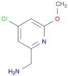 (4-chloro-6-methoxypyridin-2-yl)methanamine
