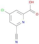 4-Chloro-6-cyanopicolinic acid