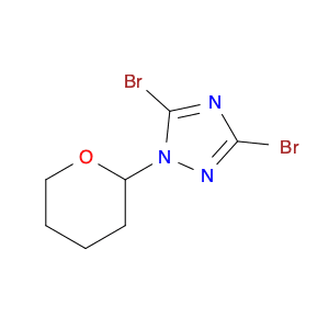 1H-1,2,4-Triazole, 3,5-dibromo-1-(tetrahydro-2H-pyran-2-yl)-