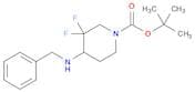 tert-Butyl 4-(benzylamino)-3,3-difluoropiperidine-1-carboxylate