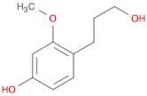 4-(3-Hydroxypropyl)-3-methoxyphenol