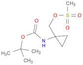 (1-((tert-Butoxycarbonyl)amino)cyclopropyl)methyl methanesulfonate