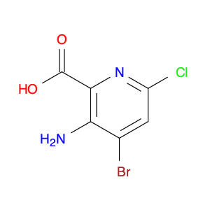 3-Amino-4-bromo-6-chloropicolinic acid