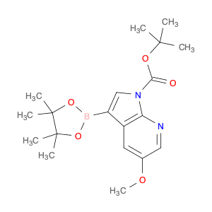 tert-Butyl 5-methoxy-3-(4,4,5,5-tetramethyl-1,3,2-dioxaborolan-2-yl)-1h-pyrrolo[2,3-b]pyridine-1-c…