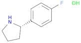 (S)-2-(4-Fluorophenyl)pyrrolidine hydrochloride