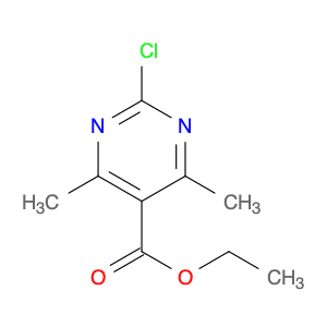 5-Pyrimidinecarboxylic acid, 2-chloro-4,6-dimethyl-, ethyl ester