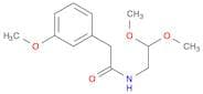 Benzeneacetamide, N-(2,2-dimethoxyethyl)-3-methoxy-
