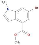 methyl 6-bromo-1-methyl-indole-4-carboxylate