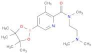 2-Pyridinecarboxamide, n-[2-(dimethylamino)ethyl]-n,3-dimethyl-5-(4,4,5,5-tetramethyl-1,3,2-dioxab…