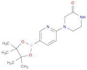 4-[5-(4,4,5,5-Tetramethyl-1,3,2-dioxaborolan-2-yl)-2-pyridinyl]-2-piperazinone