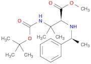 (S)-METHYL 3-(TERT-BUTOXYCARBONYLAMINO)-3-METHYL-2-((S)-1-PHENYLETHYLAMINO)BUTANOATE