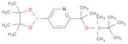 2-[1-[[(1,1-Dimethylethyl)dimethylsilyl]oxy]-1-methylethyl]-5-(4,4,5,5-tetramethyl-1,3,2-dioxaboro…