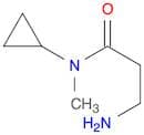 3-Amino-n-cyclopropyl-n-methylpropanamide