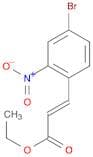 Ethyl (2E)-3-(4-bromo-2-nitrophenyl)prop-2-enoate