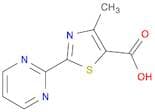 4-Methyl-2-(pyrimidin-2-yl)-1,3-thiazole-5-carboxylic acid