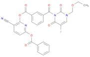 Benzoic acid,3-[[3-(ethoxymethyl)-5-fluoro-3,6-dihydro-2,6-dioxo-1(2H)-pyrimidinyl]carbonyl]-, 6-(…