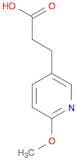 3-(6-METHOXY-3-PYRIDINYL)PROPANOIC ACID
