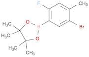 2-(5-Bromo-2-fluoro-4-methylphenyl)-4,4,5,5-tetramethyl-1,3,2-dioxaborolane