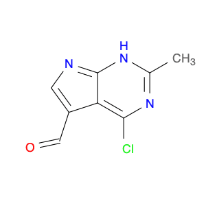 4-Chloro-2-methyl-7H-pyrrolo[2,3-d]pyrimidine-5-carbaldehyde