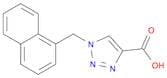 1-(Naphthalen-1-ylmethyl)-1H-1,2,3-triazole-4-carboxylic acid