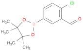 2-chloro-5-(4,4,5,5-tetramethyl-1,3,2-dioxaborolan-2-yl)benzaldehyde