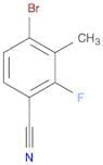 4-Bromo-2-fluoro-3-methylbenzonitrile
