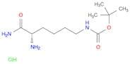 Carbamic acid, N-​[(5S)​-​5,​6-​diamino-​6-​oxohexyl]​-​, 1,​1-​dimethylethyl ester, hydrochloride…