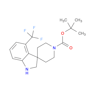 tert-butyl 4-trifluoromethylspiro[indoline-3,4'-piperidine]-1'-carboxylate