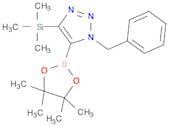 1-Benzyl-5-(4,4,5,5-tetramethyl-1,3,2-dioxaborolan-2-yl)-4-(trimethylsilyl)-1h-1,2,3-triazole